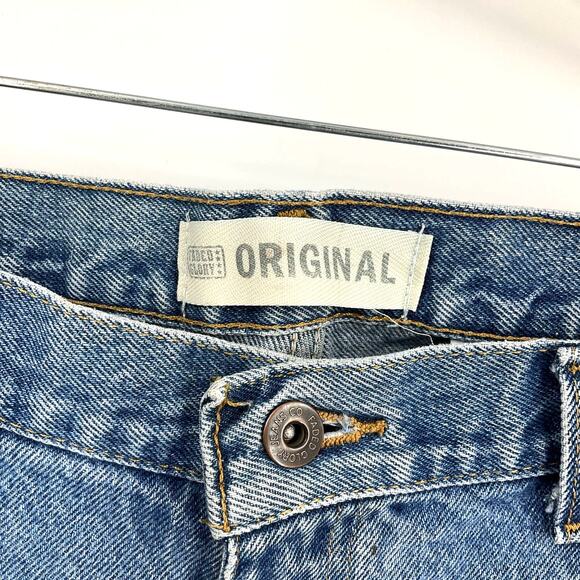 Faded Glory Original Men’s Straight Leg Blue Jeans 40x32 - Picture 4 of 6